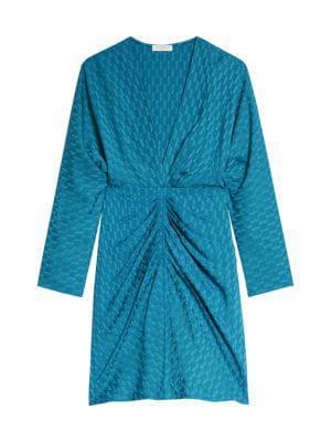 商品Sandro|Aney Geometric Draped Dress,价格¥968,第1张图片