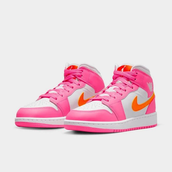 商品Jordan|Big Kids' Air Jordan 1 Mid Casual Shoes,价格¥822,第2张图片详细描述