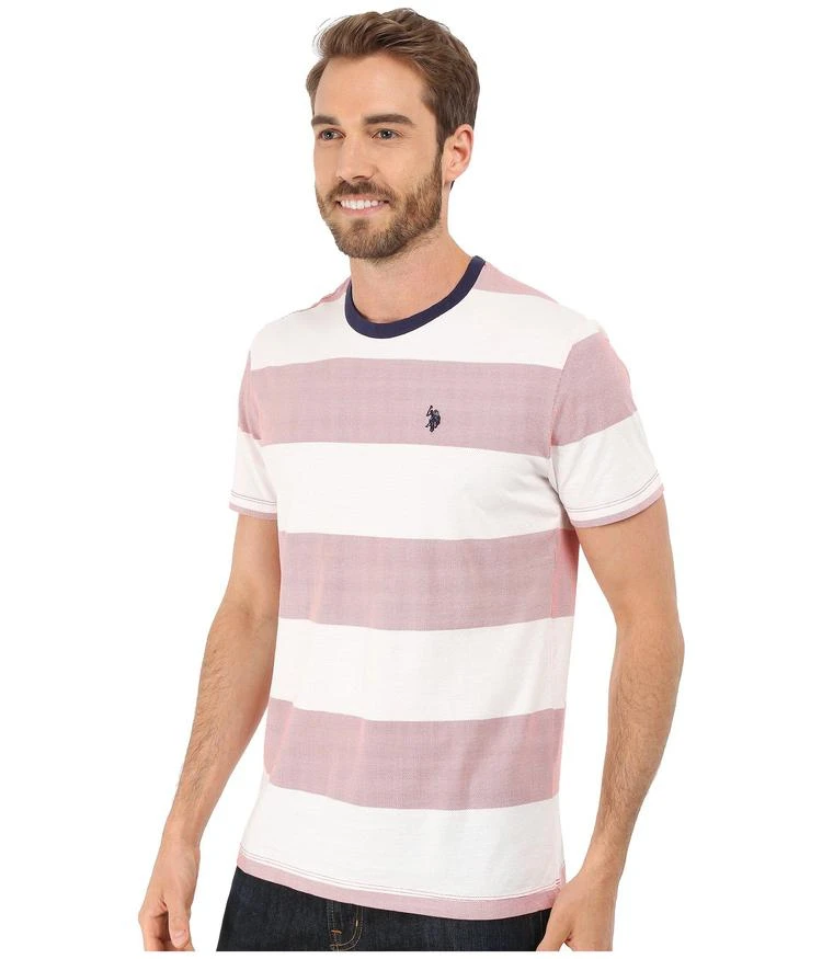 商品U.S. POLO ASSN.|Wide Stripe Crew Neck T-Shirt,价格¥147,第2张图片详细描述