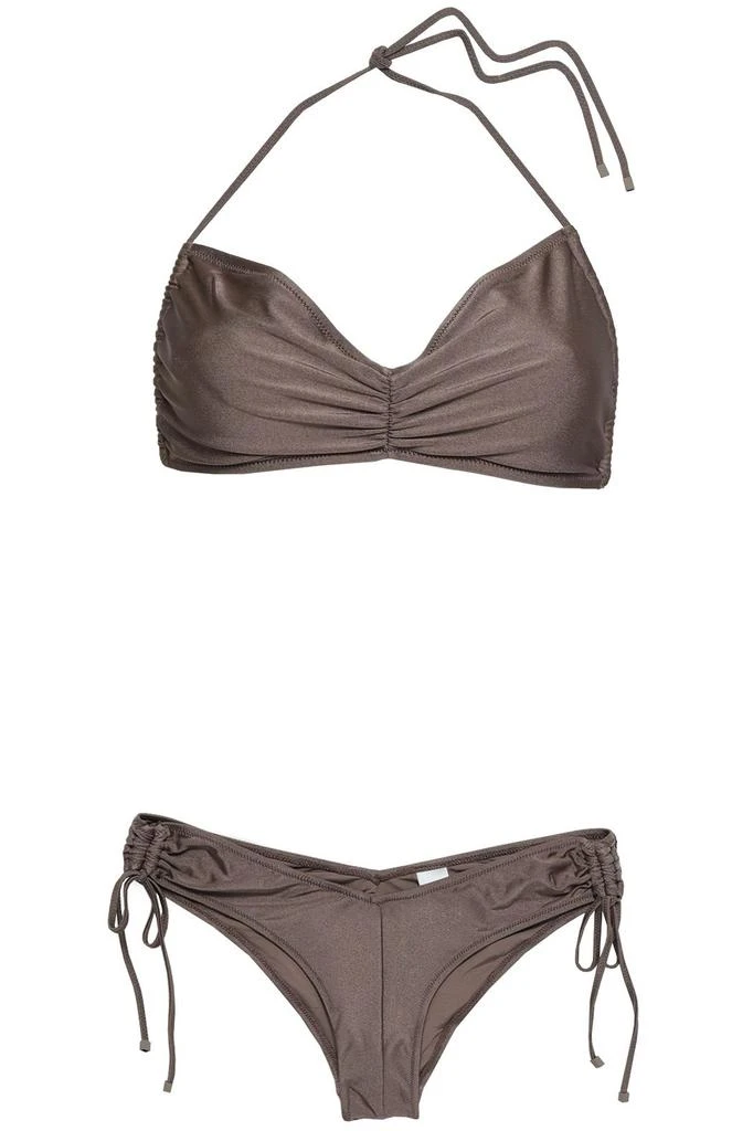 商品Zimmermann|Ruched printed halterneck bikini,价格¥338,第1张图片