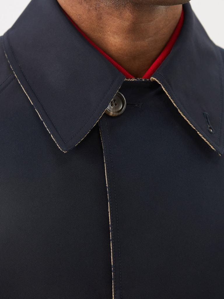 商品Gucci|GG-jacquard lined-canvas coat,价格¥24844,第6张图片详细描述