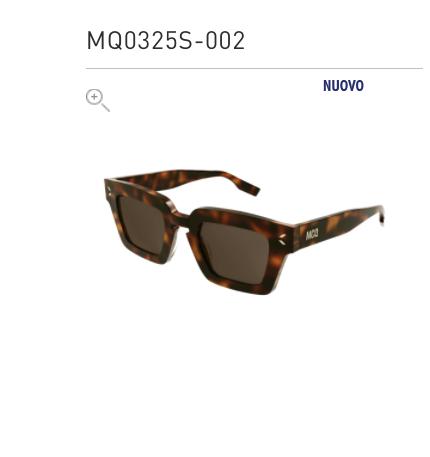Alexander McQueen MQ0325S havana female sunglasses商品第1张图片规格展示