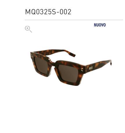 商品Alexander McQueen|Alexander McQueen MQ0325S havana female sunglasses,价格¥846,第1张图片