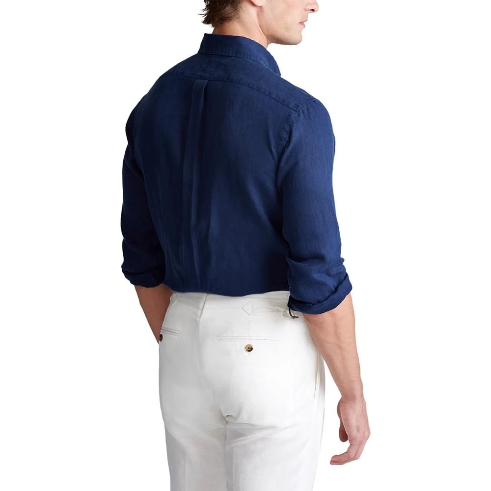 商品Ralph Lauren|男士经典版型亚麻衬衫,价格¥642,第2张图片详细描述