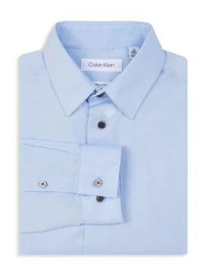 商品Calvin Klein|Little Boy’s Stretch-Poplin Dress Shirt,价格¥203,第3张图片详细描述