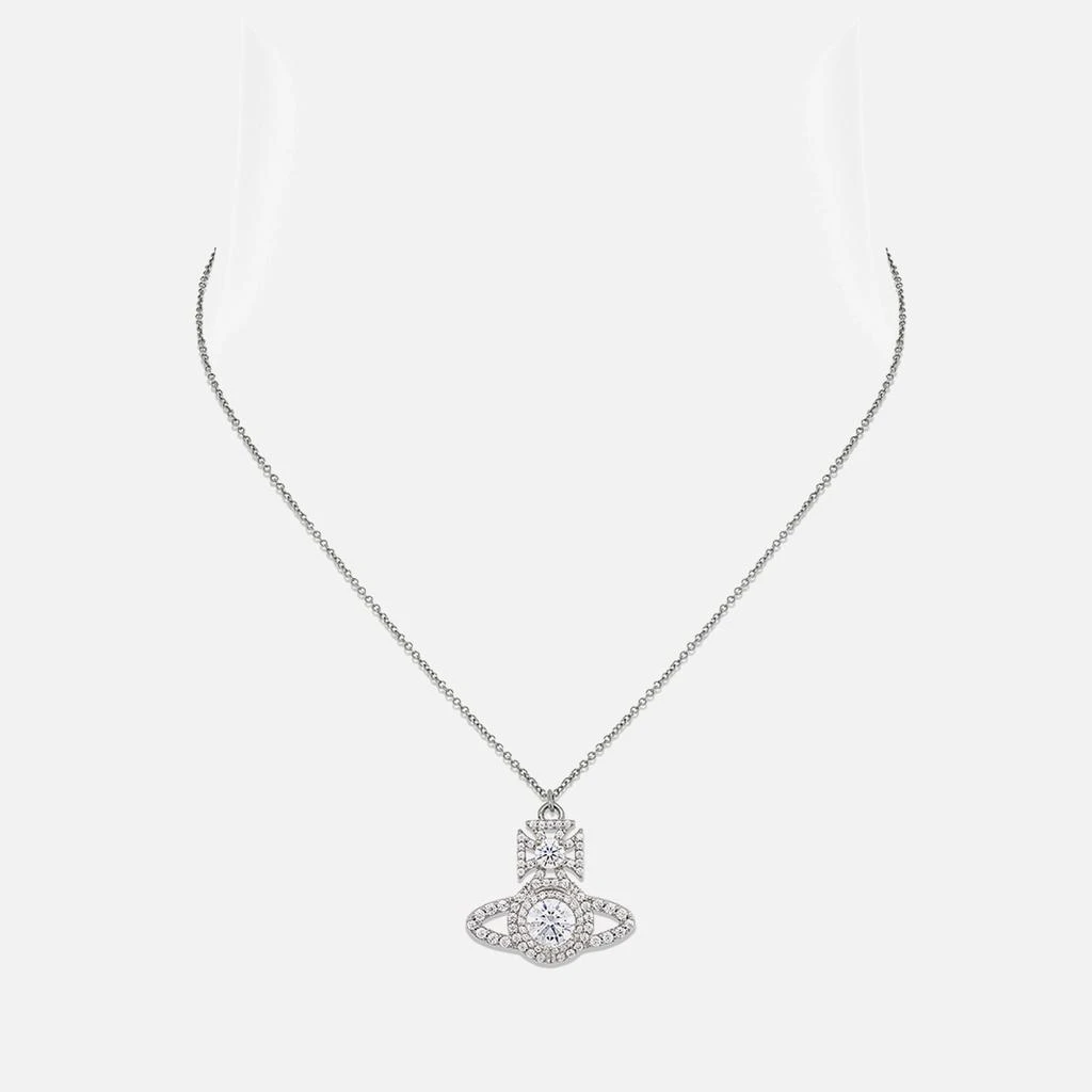 商品Vivienne Westwood|Vivienne Westwood Norabelle Silver-Tone Cubic Zirconia Necklace,价格¥1128,第2张图片详细描述