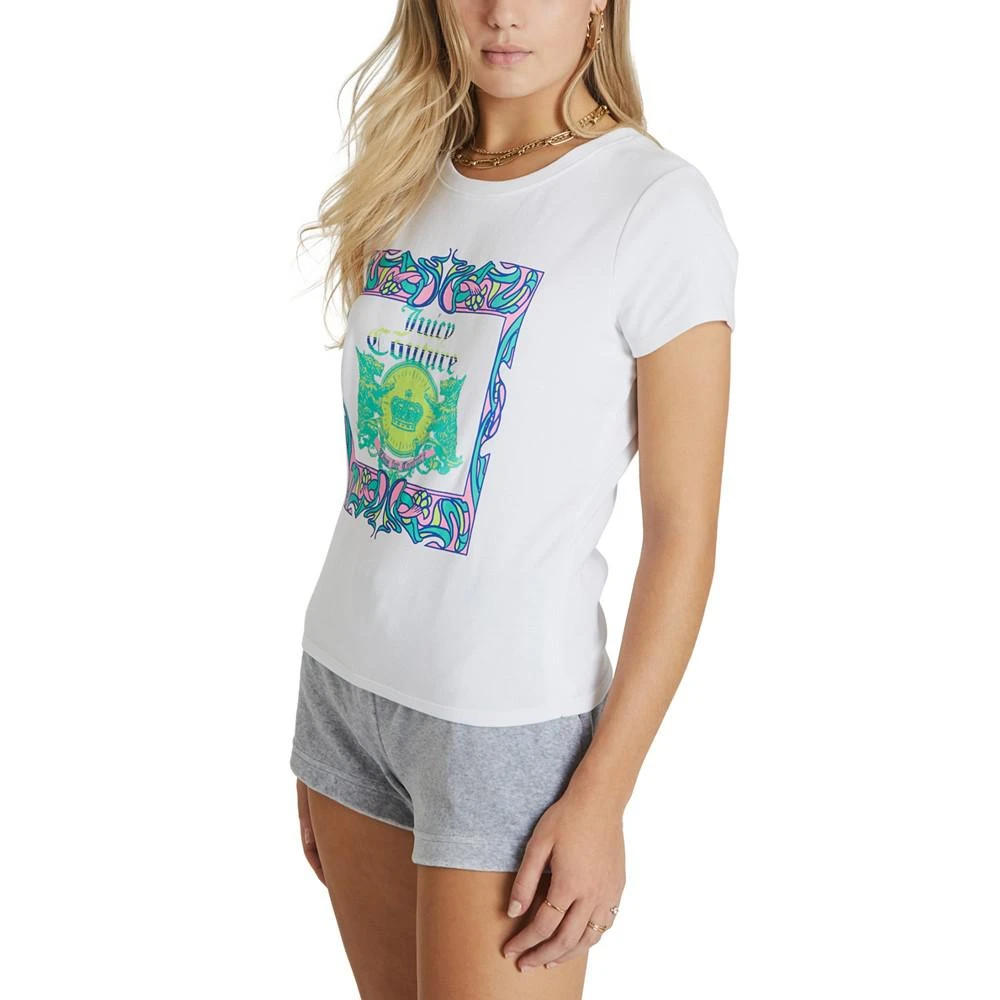 商品Juicy Couture|Logo-Print Crewneck T-Shirt,价格¥132,第3张图片详细描述