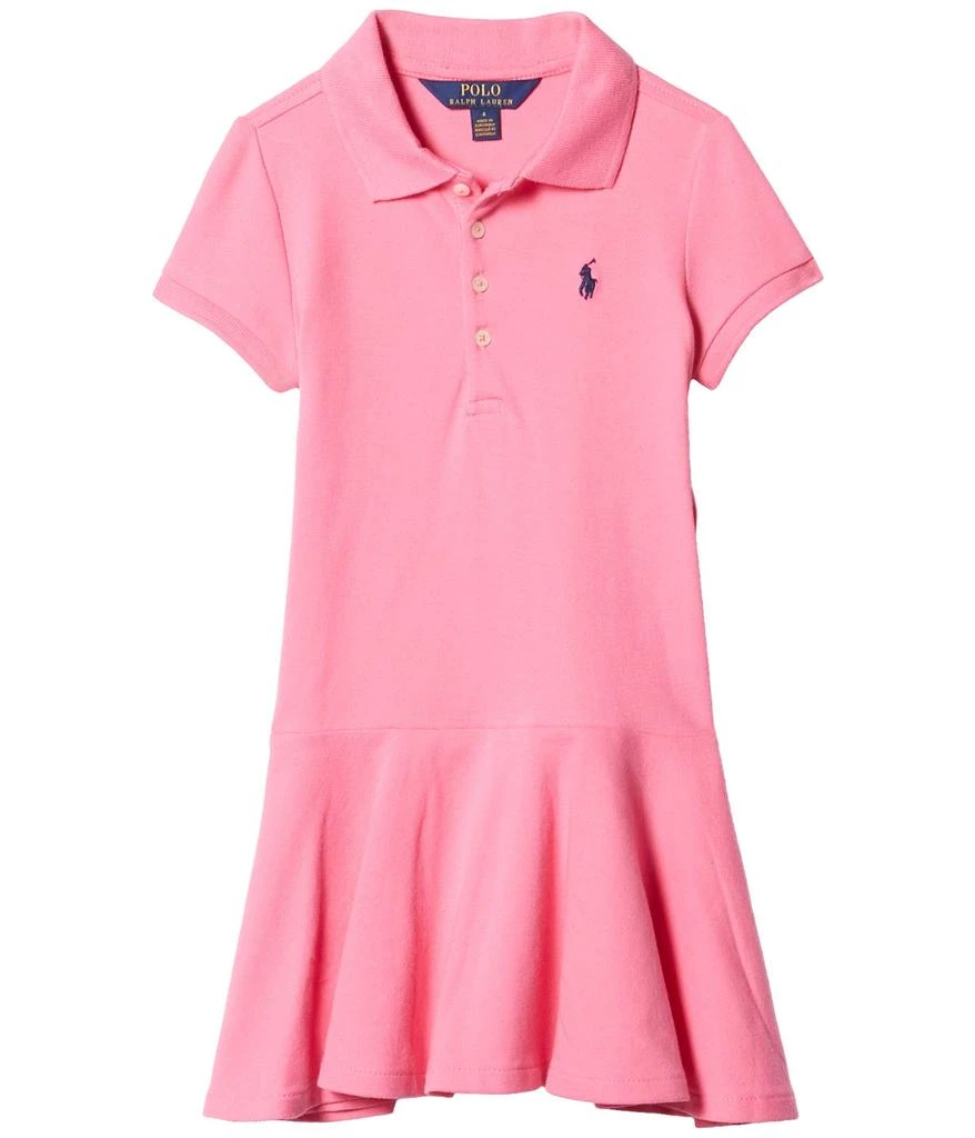 商品Ralph Lauren|Short Sleeve Polo Dress (Little Kids),价格¥452,第1张图片