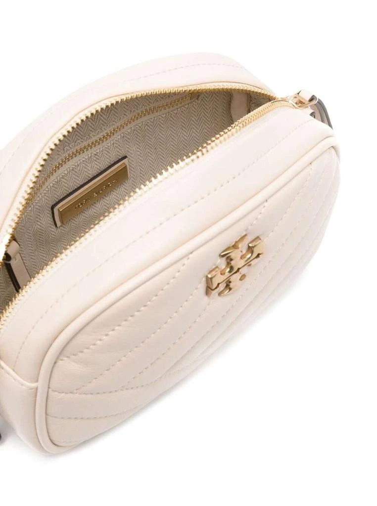 商品Tory Burch|Kira Chevron Small Ivory colored Leather Crossbody Bag Tory Burch Woman,价格¥2776,第4张图片详细描述