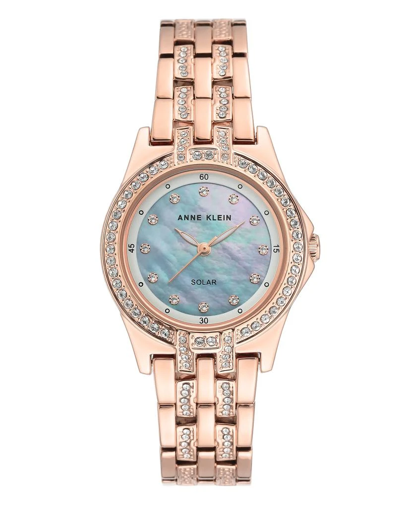 商品Anne Klein|Anne Klein Quartz Crystal Solar Powered Ladies Watch AK/3654MPRG,价格¥514,第1张图片