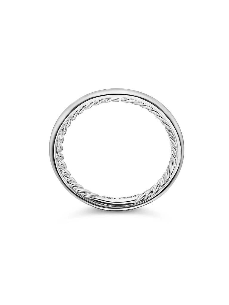 DY Eden Band Ring in Platinum, 2MM 商品