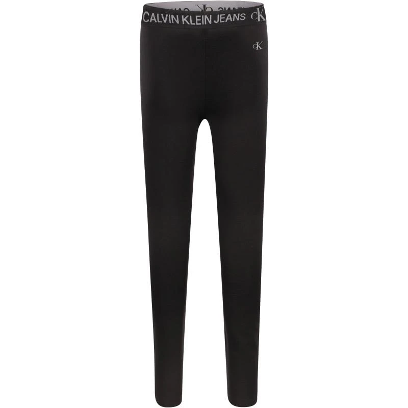 商品Calvin Klein|Branded elastic waist leggings in black,价格¥286,第1张图片