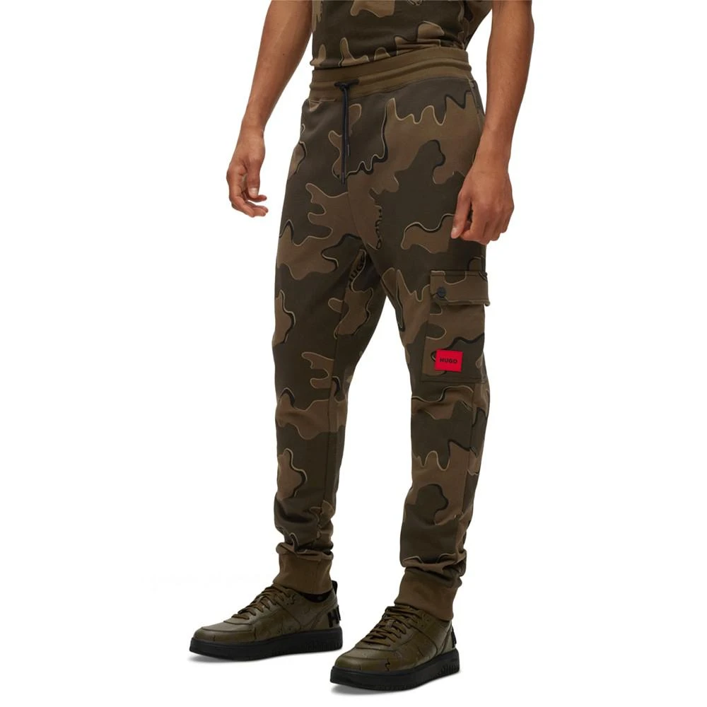 商品Hugo Boss|Men's Dromwell Camo Cargo Sweatpants,价格¥710,第1张图片