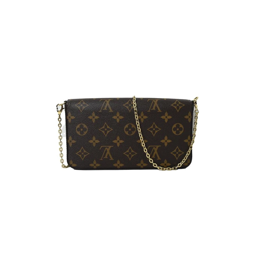 商品Louis Vuitton|Louis Vuitton Vivienne Pochette Felicie Hollywood Bag With Chain Brown,价格¥14273,第3张图片详细描述