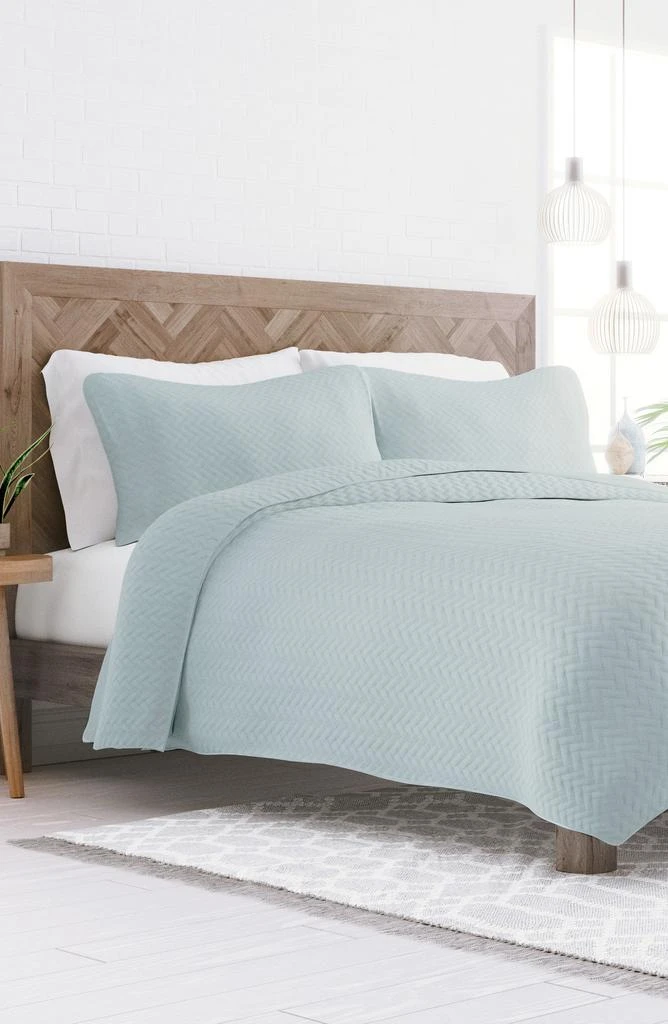 IENJOY HOME Premium Ultra Soft Herring Pattern Quilted Coverlet Set 商品