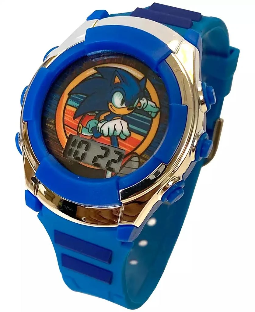 商品Accutime|Kid's Sonic Digital Blue Silicone Strap Watch 38mm,价格¥127,第2张图片详细描述