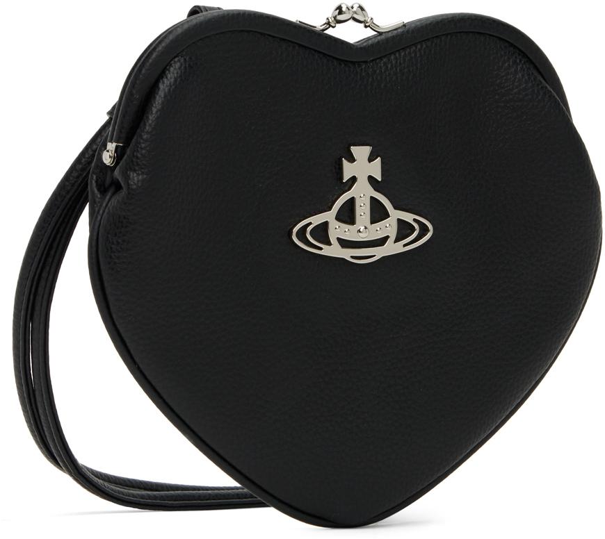 Black Belle Heart Frame Bag商品第2张图片规格展示