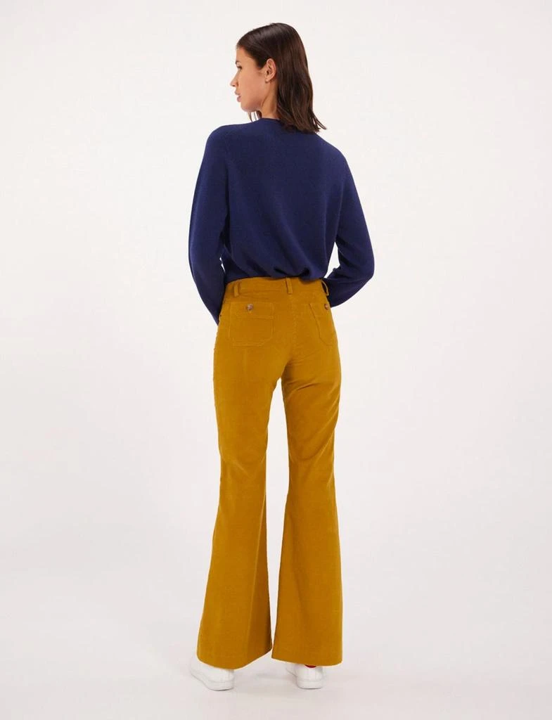 商品INES DE LA FRESSANGE|Charlotte Ochre Pants,价格¥1421,第4张图片详细描述