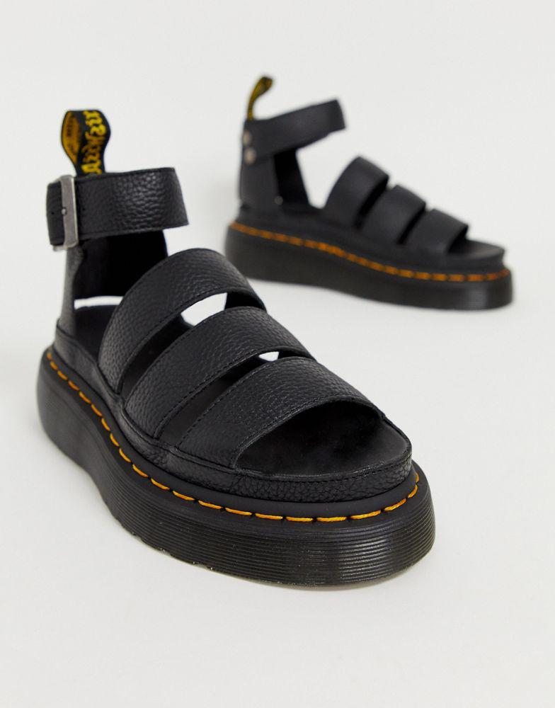 Dr Martens Clarissa II quad chunky sandals in black商品第3张图片规格展示