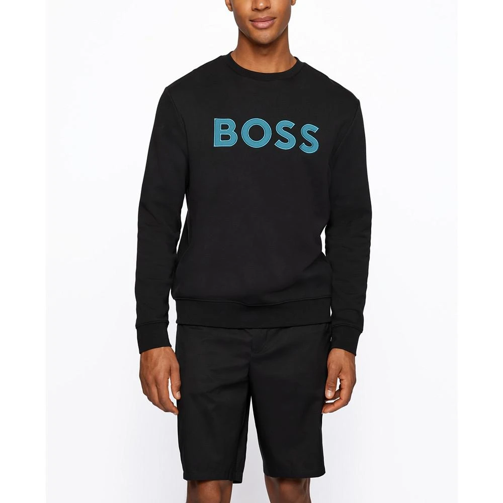 商品Hugo Boss|Men's Relaxed-Fit Sweatshirt,价格¥581,第1张图片