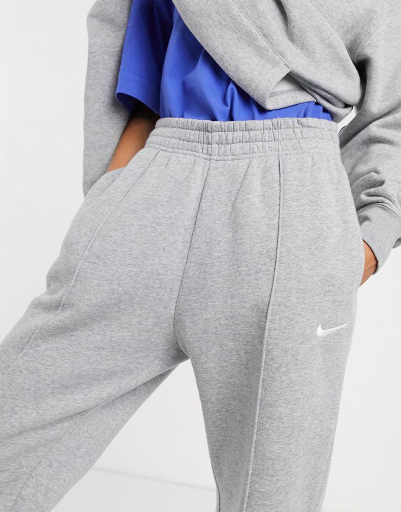 Nike mini Swoosh oversized joggers in grey商品第3张图片规格展示