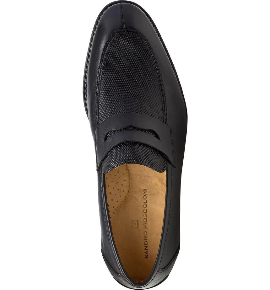 商品Sandro Moscoloni|Maestro Moc Toe Penny Loafer,价格¥678,第5张图片详细描述