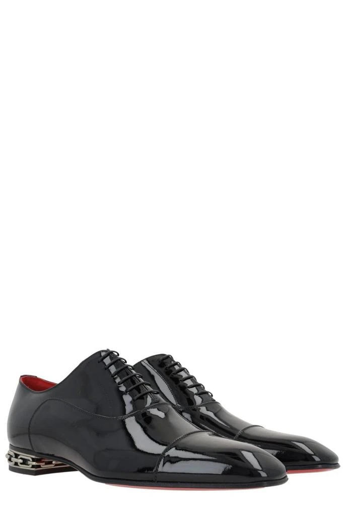 商品Christian Louboutin|Christian Louboutin Greggy Chain Detailed Lace-Up Shoes,价格¥7152,第2张图片详细描述