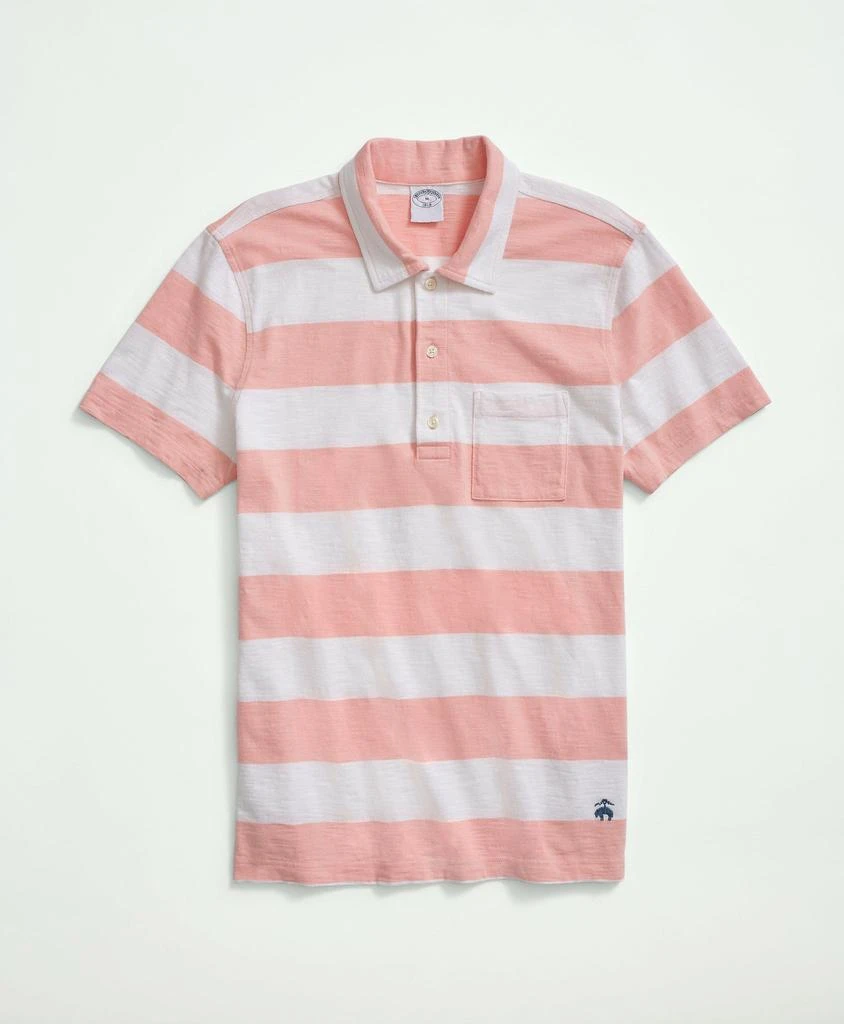 商品Brooks Brothers|Vintage Washed Cotton Stripe Polo Shirt,价格¥331,第1张图片