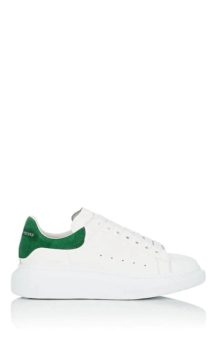 商品Alexander McQueen|Oversized-Sole Leather 运动鞋,价格¥3610,第1张图片