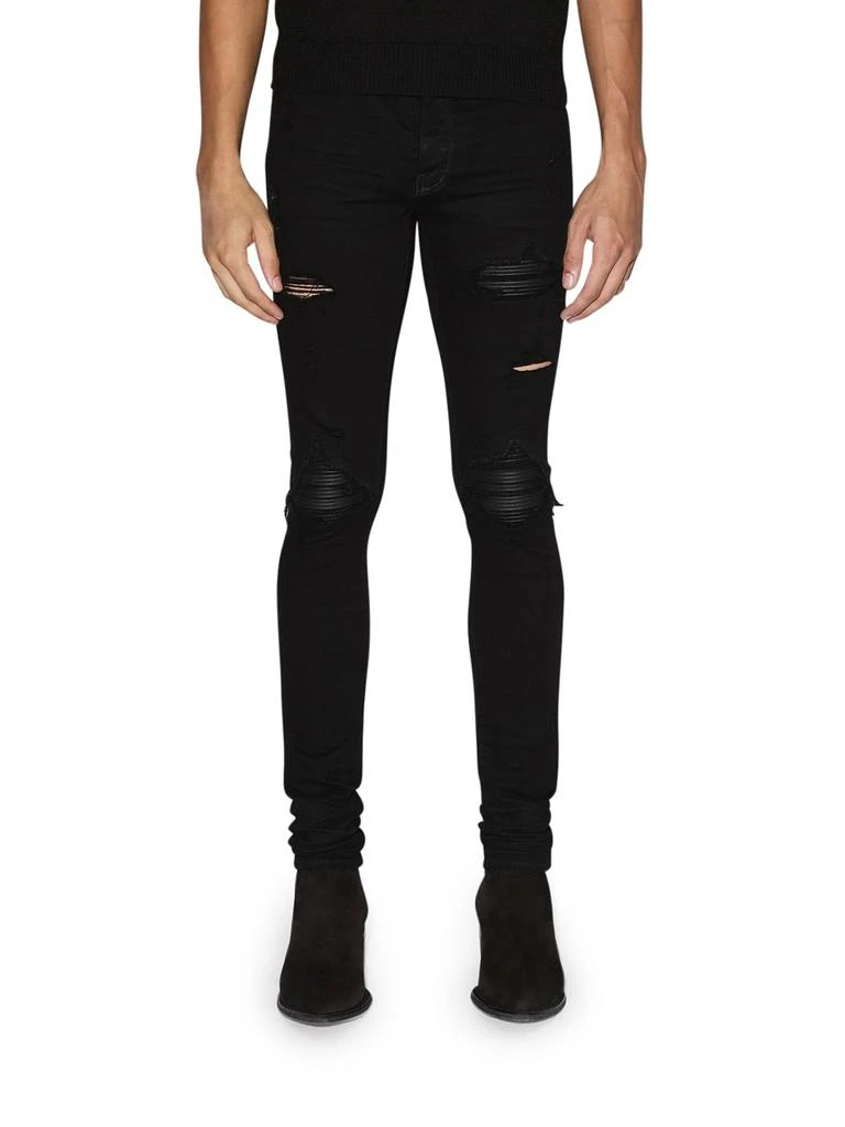 商品AMIRI|Amiri Mx1 Distressed Tapered Leg Jeans,价格¥5303,第2张图片详细描述