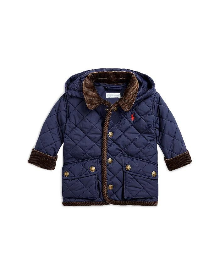 商品Ralph Lauren|Boys' Quilted Barn Jacket - Baby,价格¥262,第1张图片