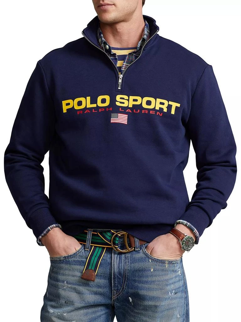 商品Ralph Lauren|Polo Sport Fleece Pullover,价格¥938,第3张图片详细描述