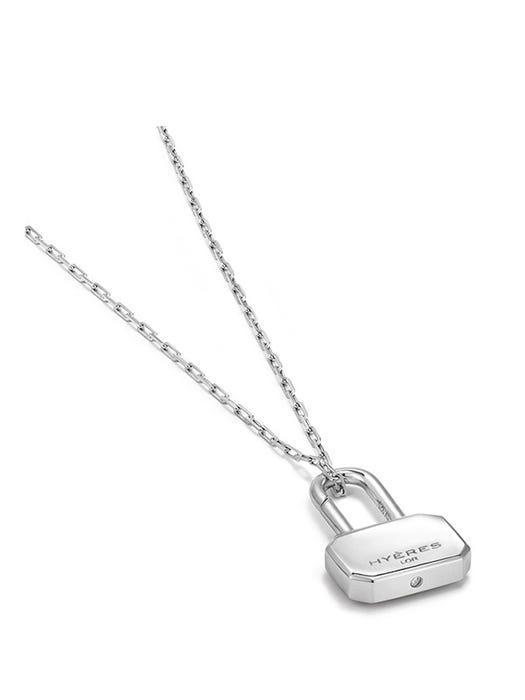 商品hyeres-lor|Name Lock Upper Case Necklace M (HL5T23502W9XXX_1),价格¥1380,第5张图片详细描述