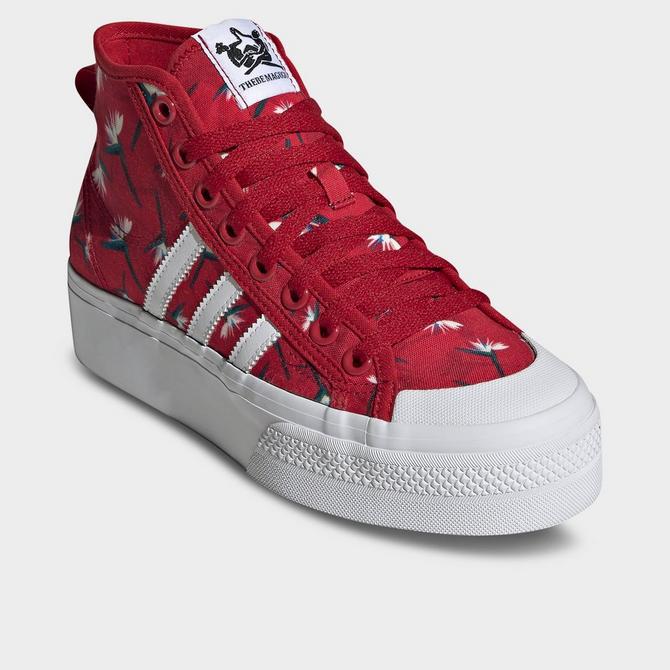 Women's adidas Originals Nizza Platform Mid Thebe Madudu Casual Shoes商品第2张图片规格展示