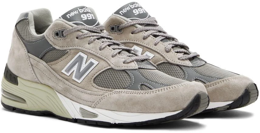商品New Balance|Gray Made In UK 991 Low-Top Sneakers,价格¥1721,第4张图片详细描述