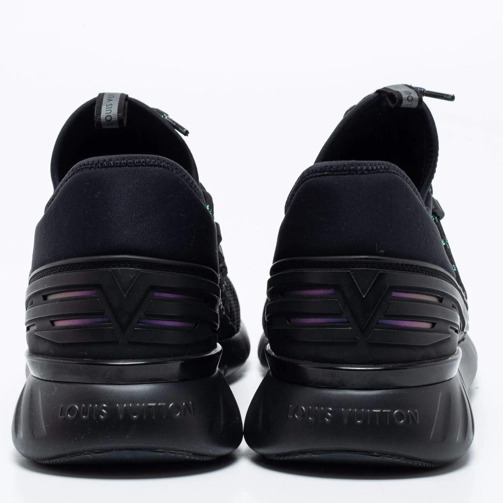 商品[二手商品] Louis Vuitton|Louis Vuitton Black Fabric And Mesh Fastlane Sneakers  Size 41.5 ,价格¥4334,第5张图片详细描述