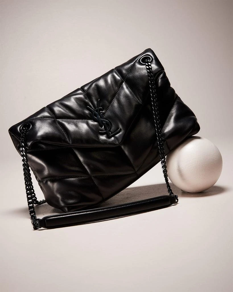 商品Yves Saint Laurent|Lou Puffer Small YSL Shoulder Bag in Quilted Leather,价格¥25771,第2张图片详细描述