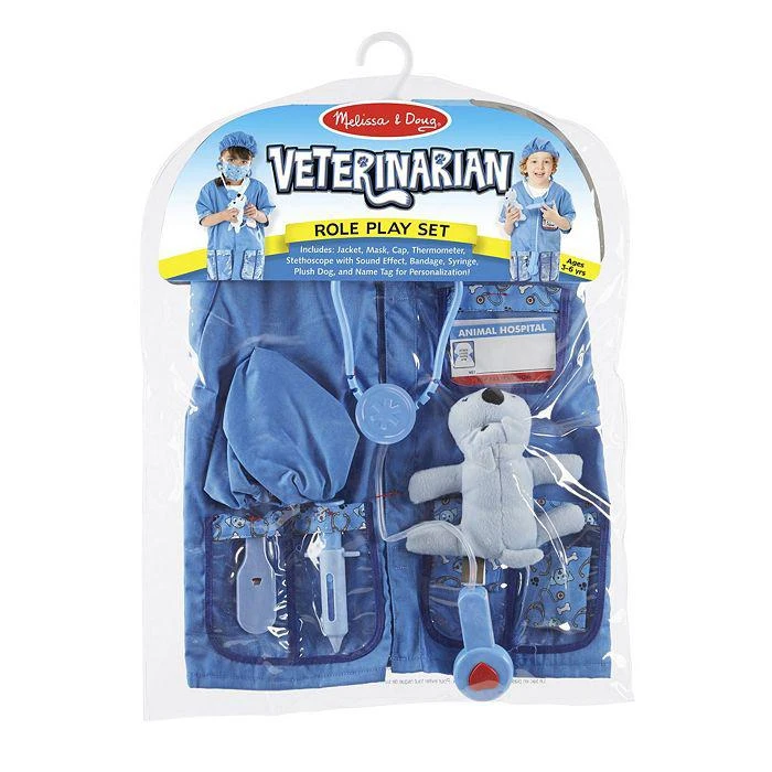 商品Melissa & Doug|Veterinarian Role Play Costume Set - Ages 3-6,价格¥283,第4张图片详细描述