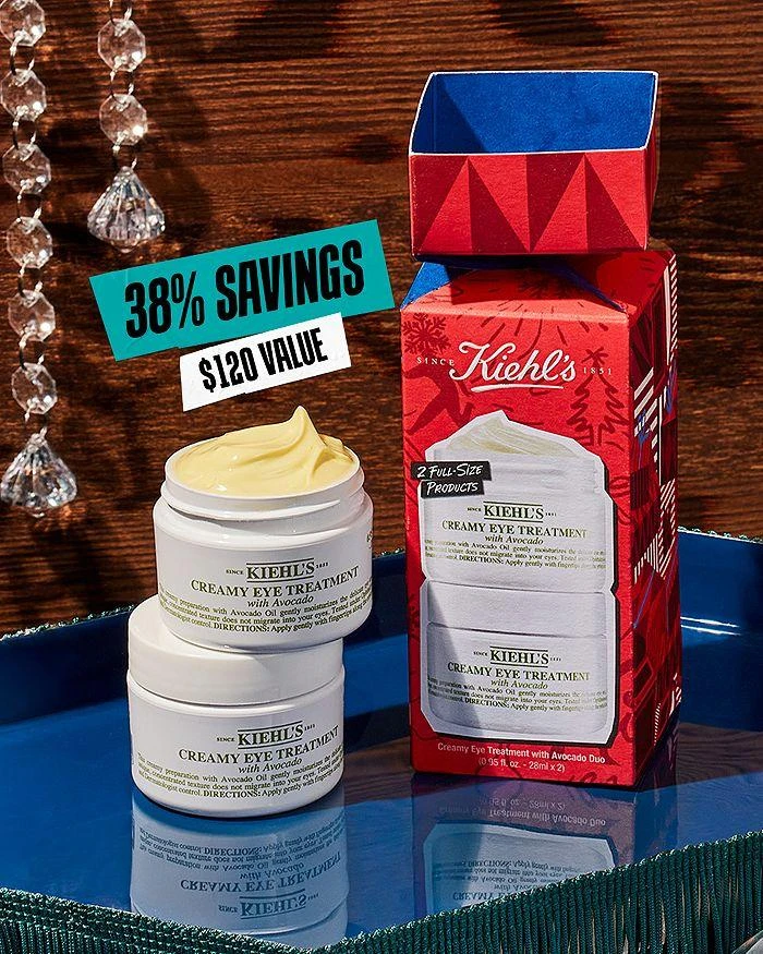 商品Kiehl's|Creamy Eye Treatment with Avocado Duo ($120 value),价格¥394,第5张图片详细描述