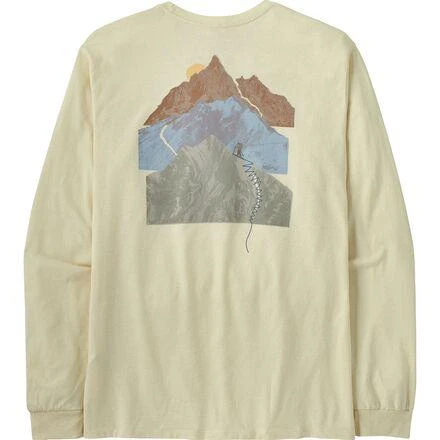 商品Patagonia|Snowstitcher Pocket Long-Sleeve Responsibili-Tee - Men's,价格¥448,第2张图片详细描述