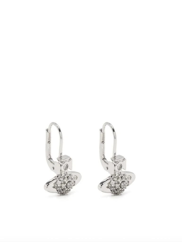 商品Vivienne Westwood|Vivienne Westwood donna bas relief drop earrings platinum,价格¥982,第1张图片