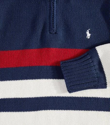 商品Ralph Lauren|Striped cotton turtleneck sweater,价格¥1199,第3张图片详细描述