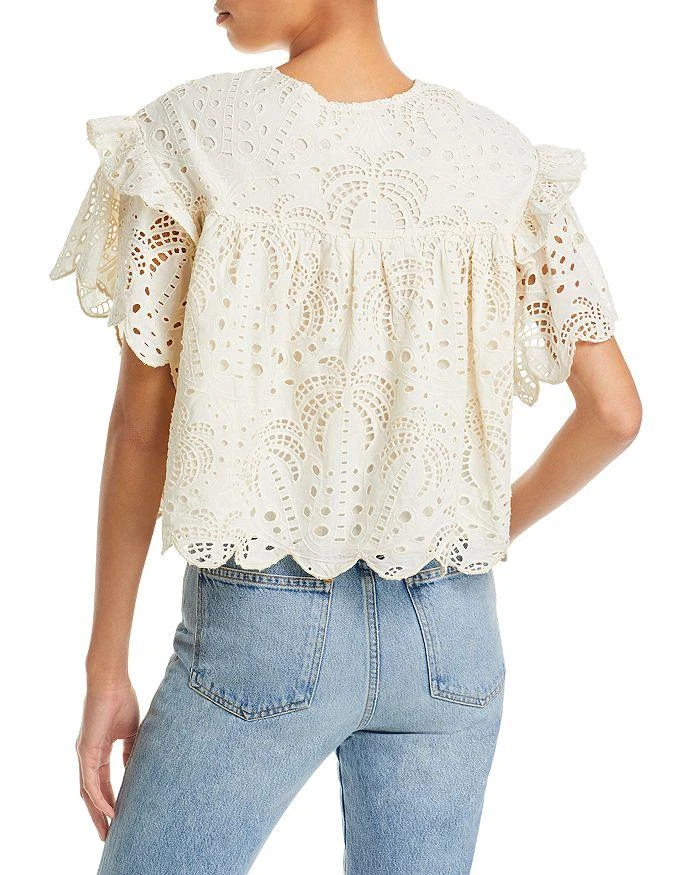 商品Farm Rio|Eyelet Blouse,价格¥394,第3张图片详细描述