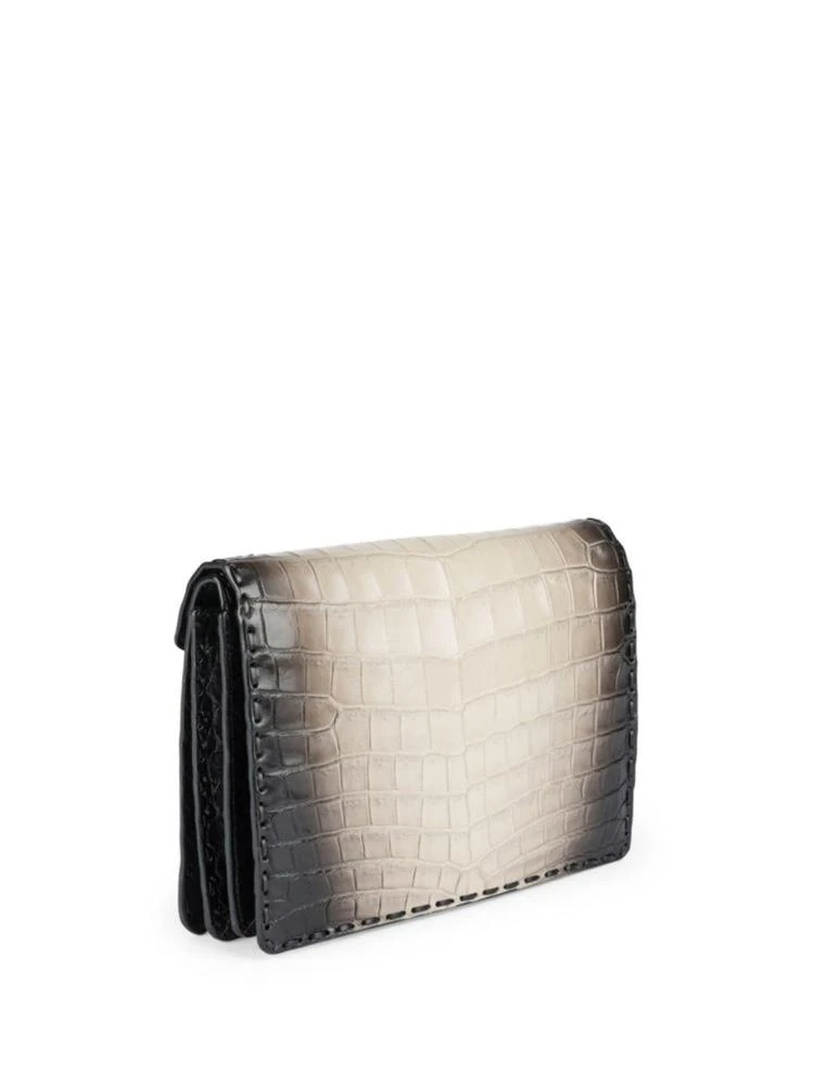 商品Bottega Veneta|Exotic Crocodile & Leather Clutch,价格¥106439,第4张图片详细描述