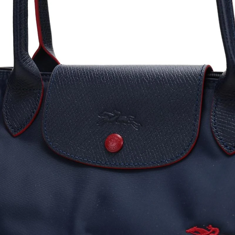 商品[国内直发] Longchamp|珑骧 LONGCHAMP 2020春夏 女士LE PLIAGE系列织物小号长柄可折叠饺子包70周年款 L2605 619 556 海军蓝色,价格¥628,第9张图片详细描述