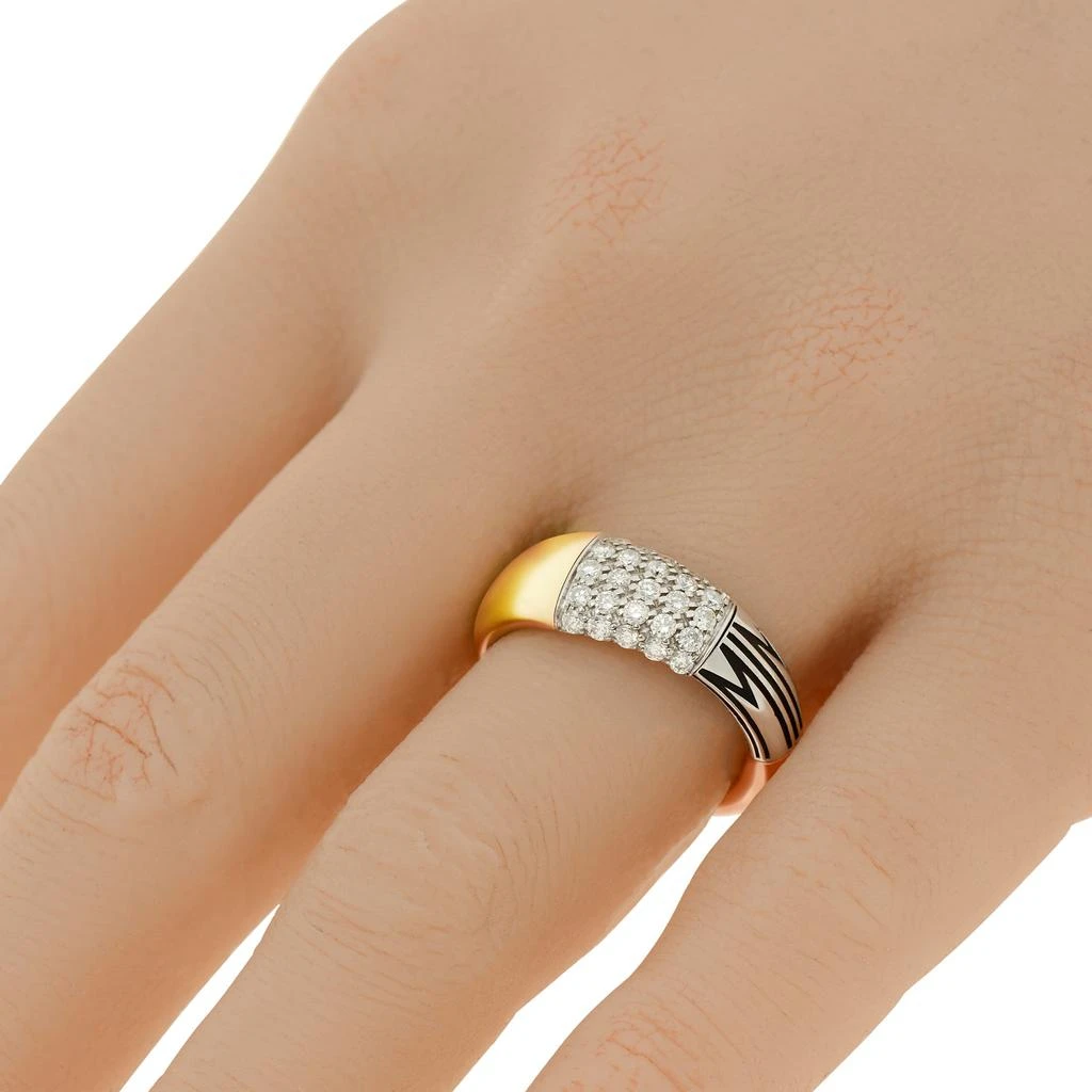 商品Mimi Milano|Mimi Milano Tam Tam 18K Yellow And White Gold, Diamond 0.55ct. Tw. Band Ring Sz. 7 AXM373D8B2-54,价格¥8881,第2张图片详细描述