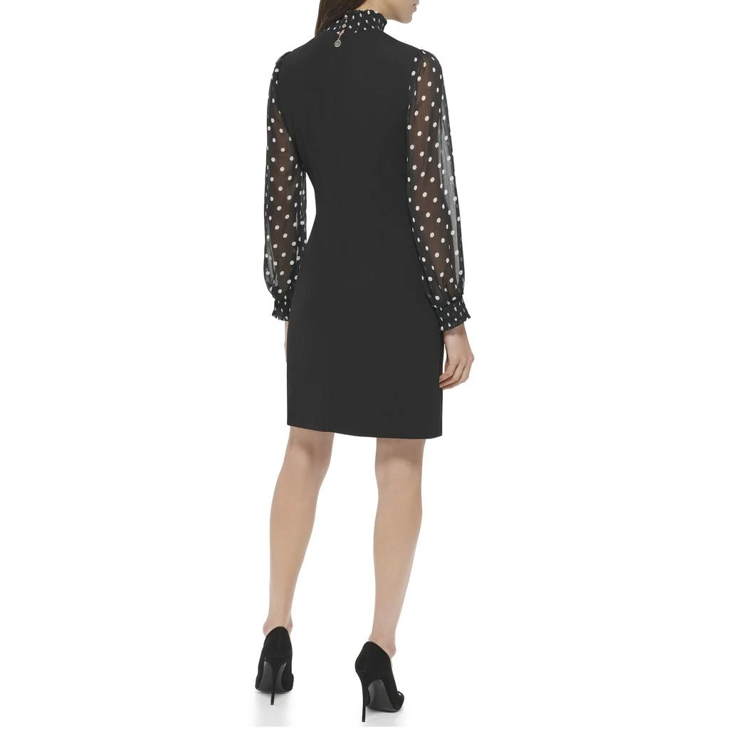 商品Tommy Hilfiger|Long Sleeve Classic Dot Twofer Mock Neck Dress,价格¥879,第2张图片详细描述