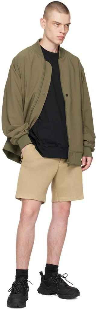 商品DESCENTE|Khaki Unlined Bomber Jacket,价格¥1071,第4张图片详细描述