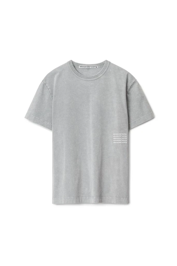 商品Alexander Wang|ACID WASH TEE IN HIGH TWIST JERSEY,价格¥942,第1张图片
