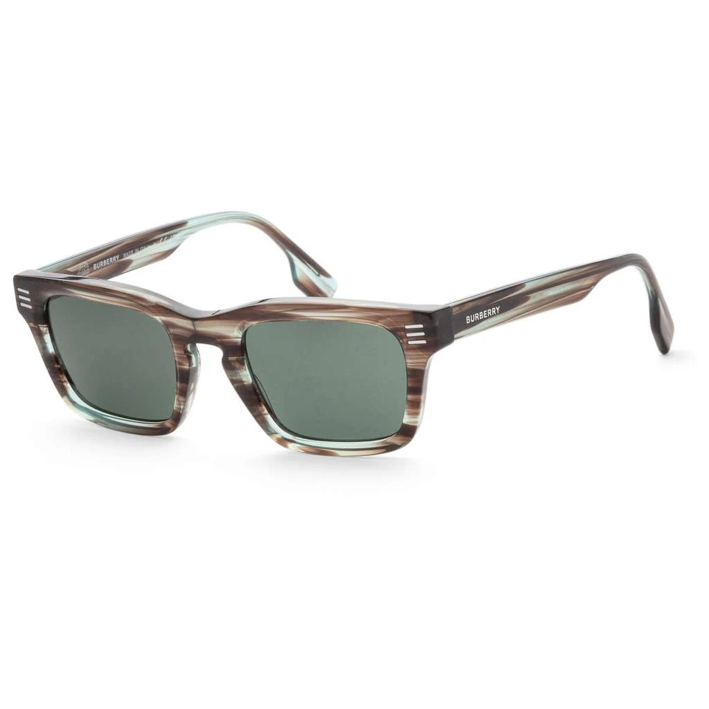 商品Burberry|Burberry Men's Green Rectangular Sunglasses,价格¥790,第1张图片